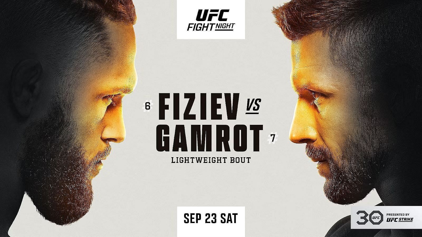 UFC Fight Night: Fiziev vs Gamrot [Image via UFC]