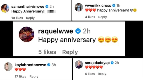 Stars send messages to Megan Morant on her wedding anniversary.