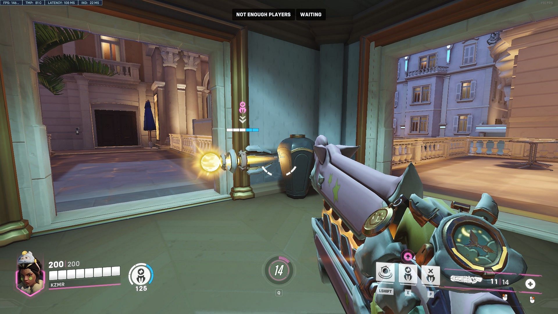 Healing Pylon in Overwatch 2&#039;s Circuit Royale (Image via Blizzard Entertainment)