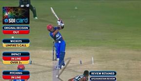 [Watch] Rahmanullah Gurbaz dismissed LBW two balls after reprieve in BAN-AFG Asia Cup 2023 clash