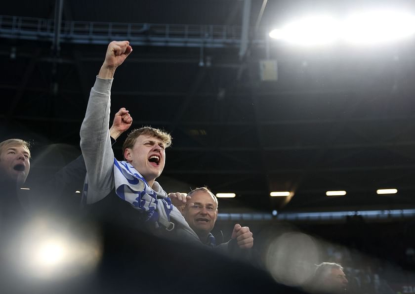 Club Brugge Fans During Europa League Editorial Stock Photo