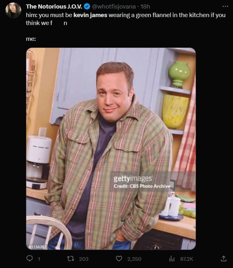 Kevin James Responds To Viral 'King Of Queens' Meme