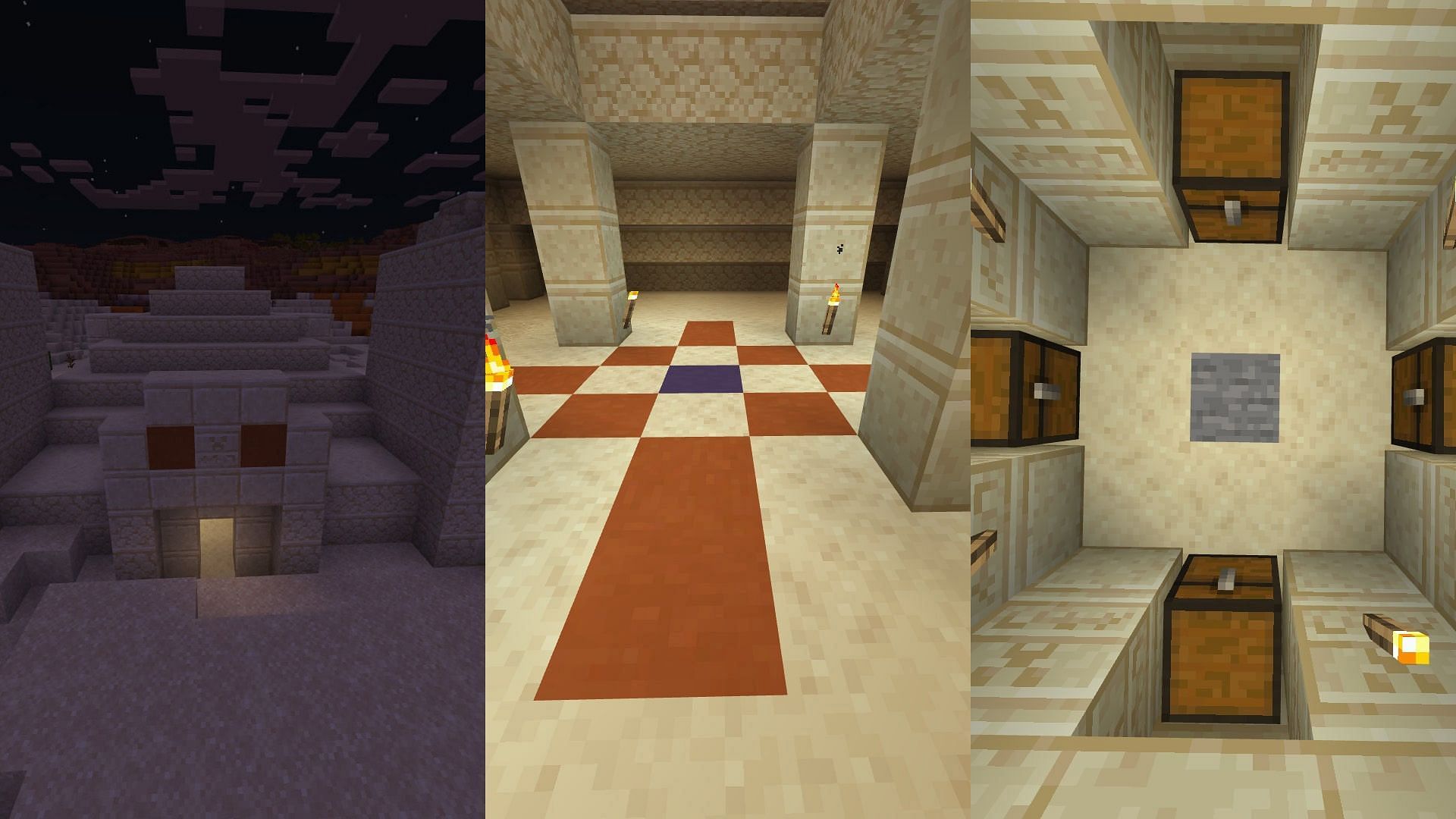 Never be shy of a visit here, just be careful of the trap. (Image via Mojang)