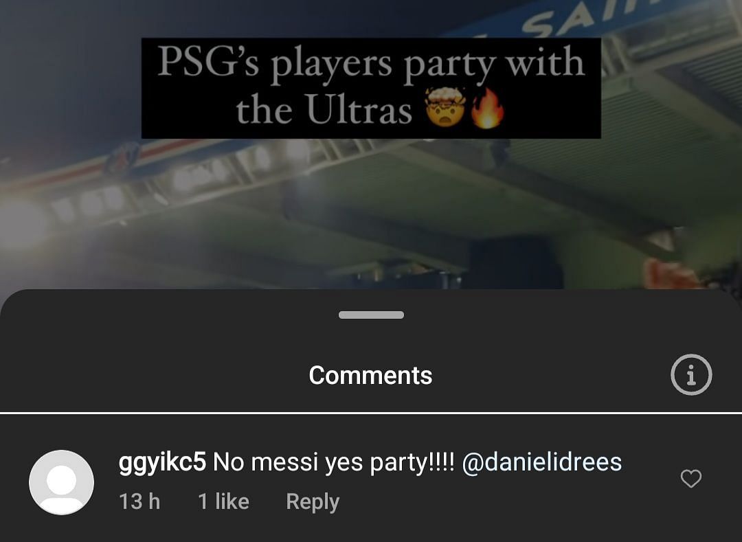 Fans comment on PSG Ultras