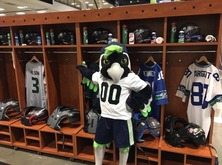 Seahawks mascot Blitz gets a sidekick: Boom 