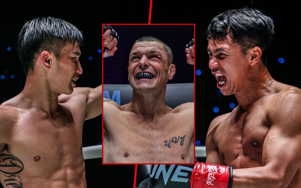 Tawanchai (left), John Wayne Parr (middle), and Superbon (right) | Image credit: ONE Championship