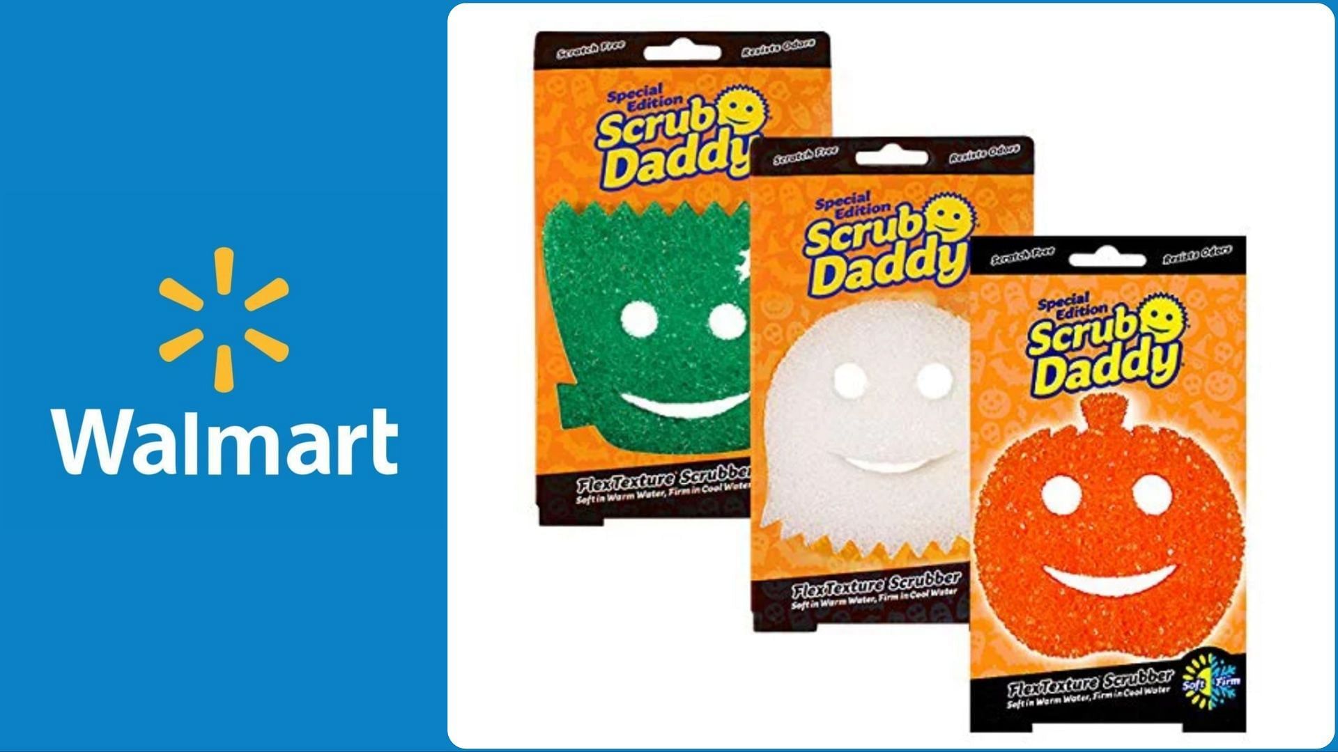 Scrub Daddy sponges are available in Halloween shapes at Walmart