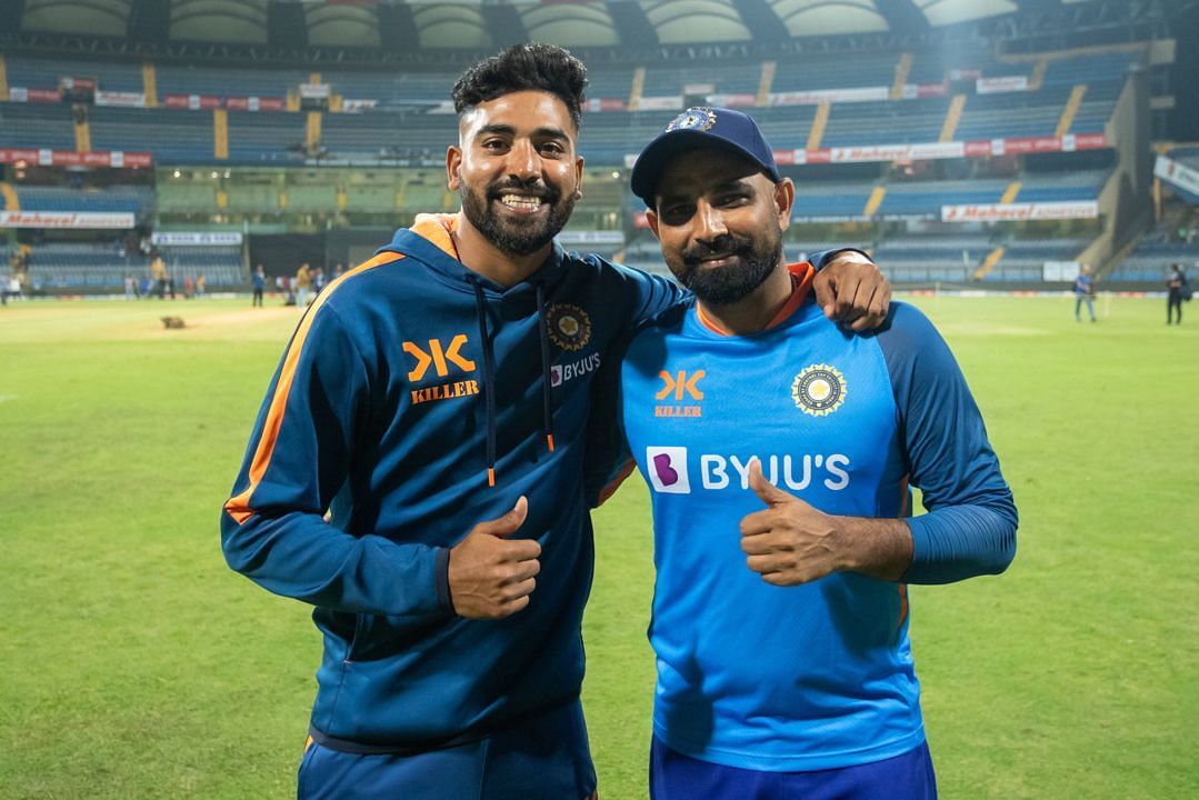 Siraj and Shami (R) must start for India against Pakistan (Pic Credits: BCCI)