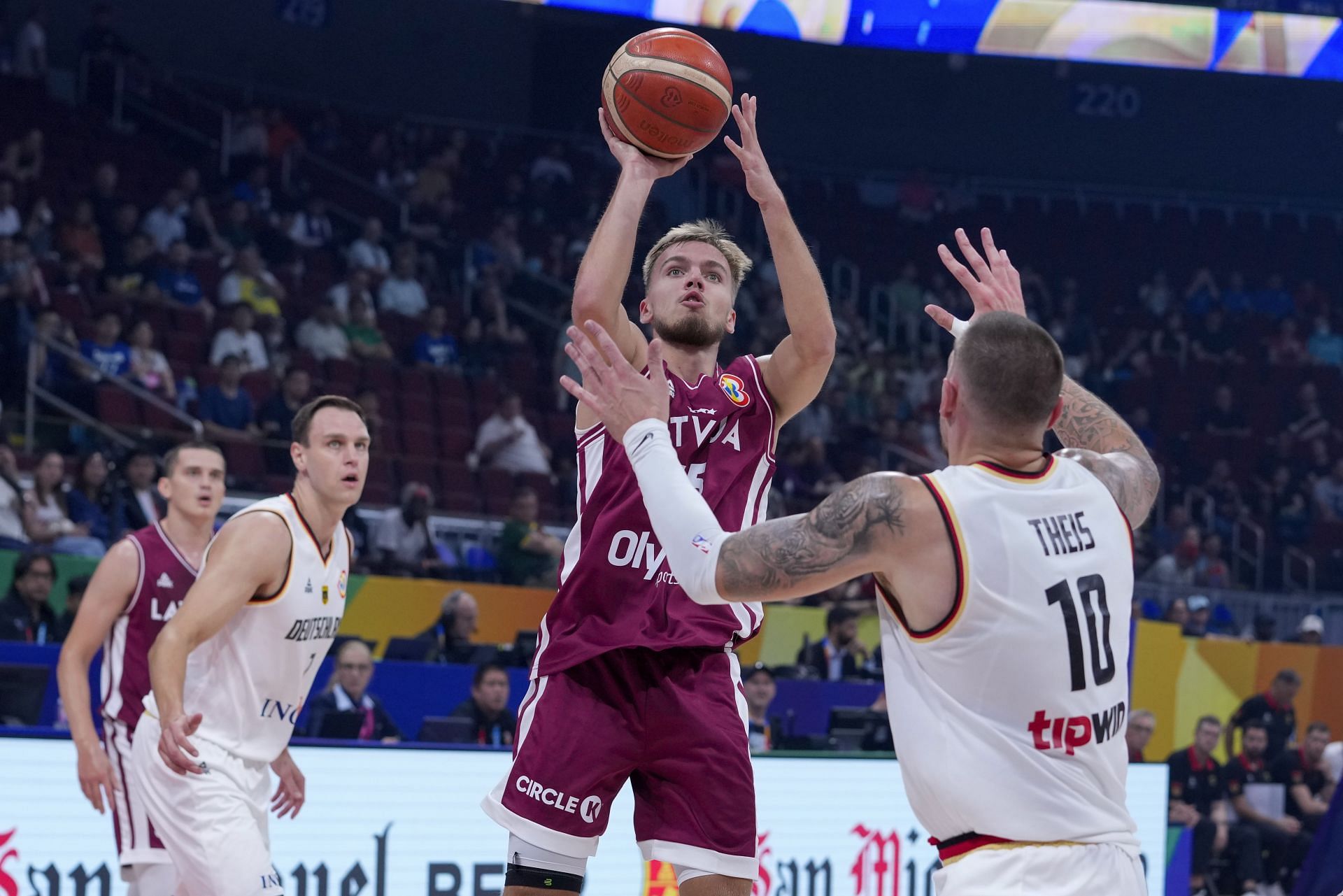 World Cup Germany Latvia Basketball