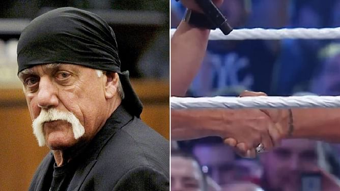 "Fu*k him" - Hulk Hogan allegedly ignored top WWE star's handshake for 20 seconds