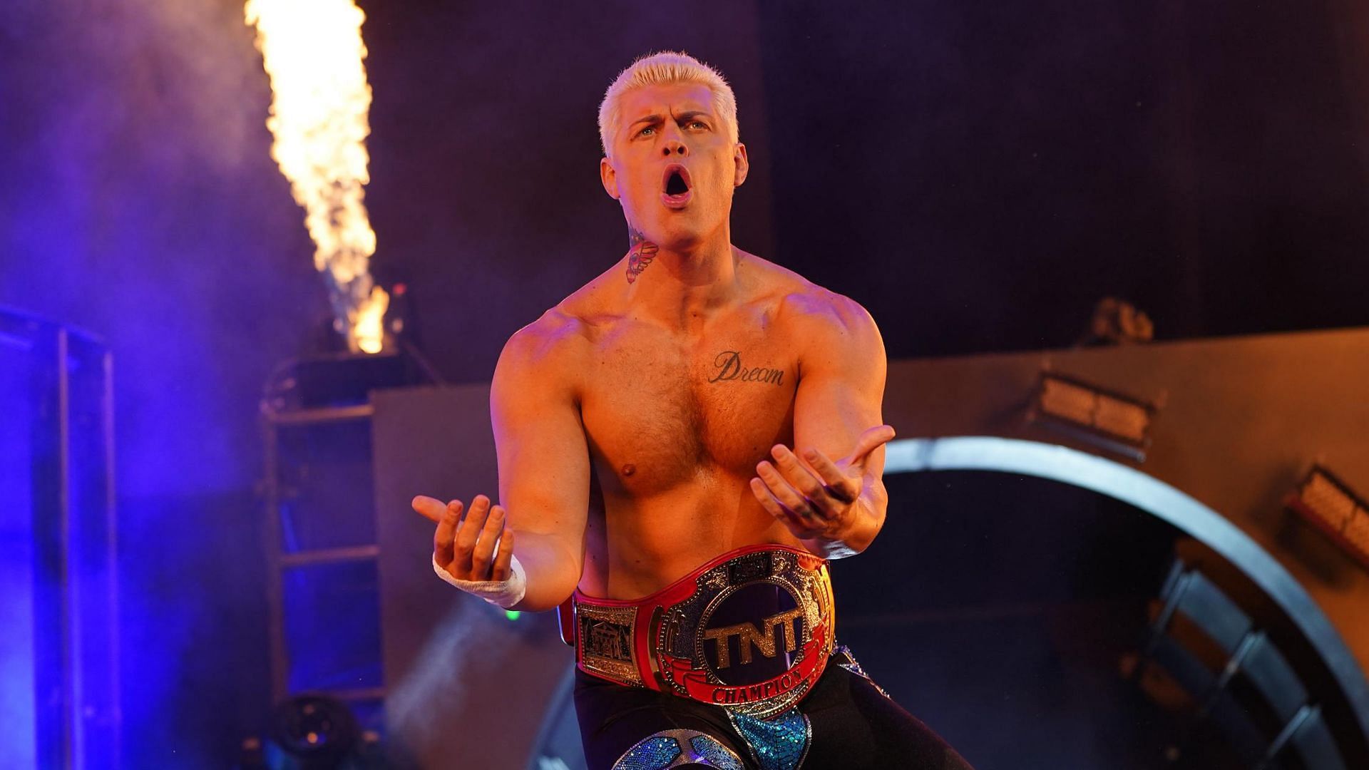Cody Rhodes is a three-time TNT Champion