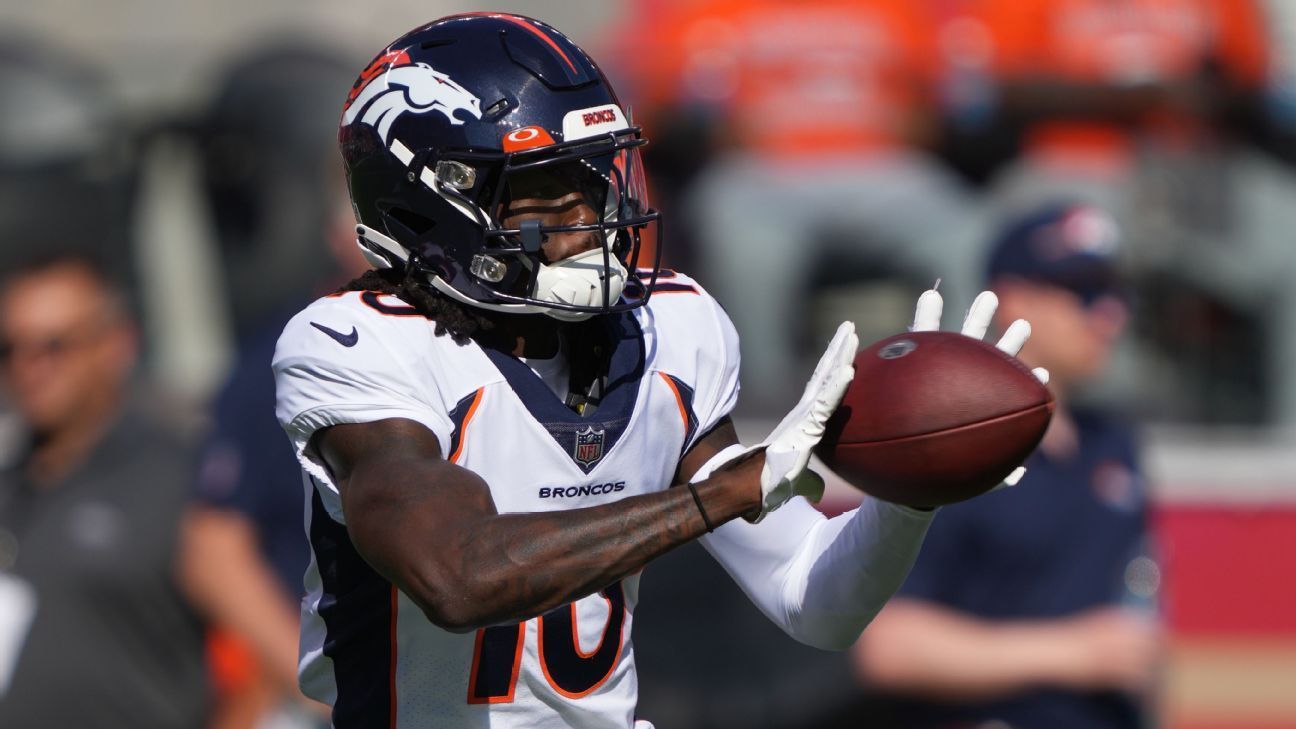 Jerry Jeudy injury update: How to handle the Broncos WR vs. Raiders in Week  1 - DraftKings Network