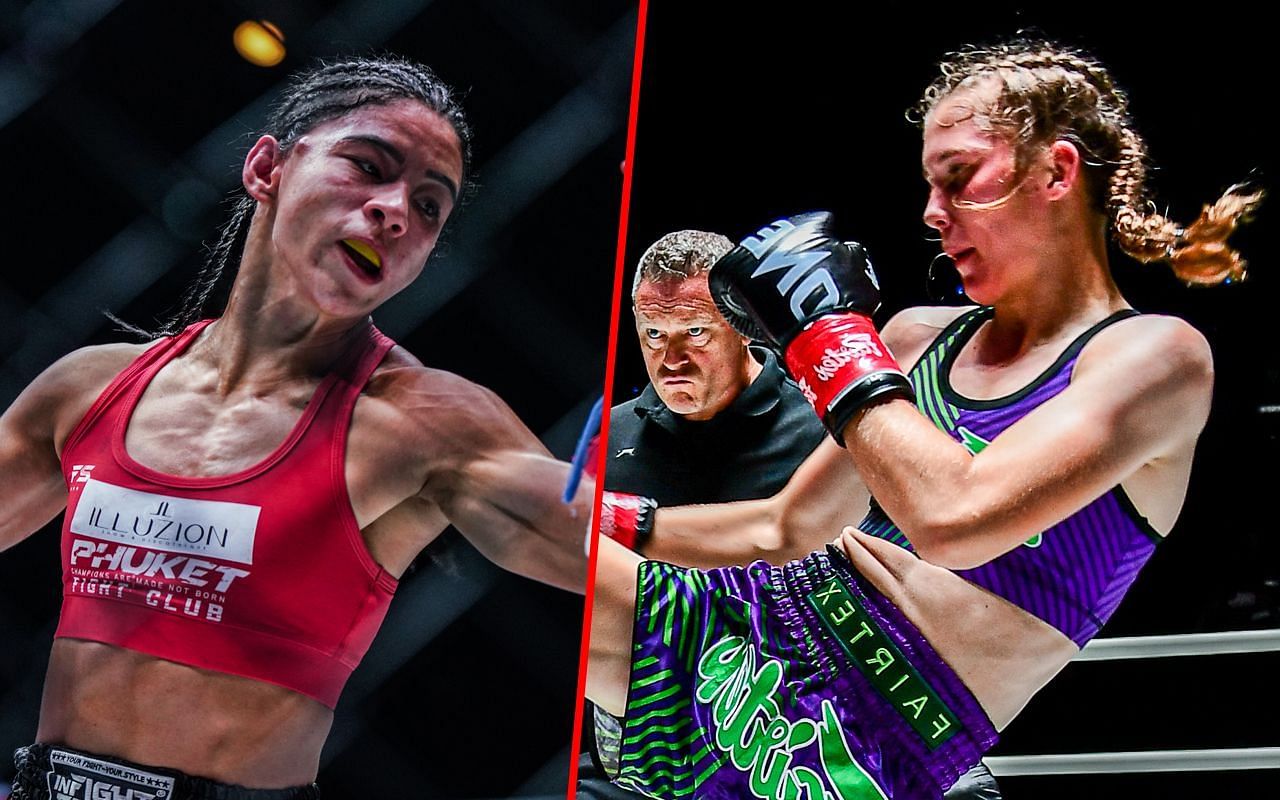 Allycia Hellen Rodrigues (Left) faces Smilla Sundell (Right) at ONE Fight Night 14