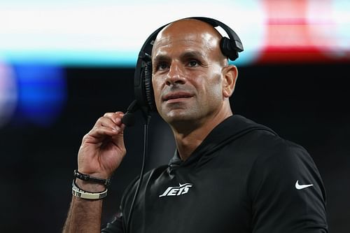 Robert Saleh during Buffalo Bills v New York Jets