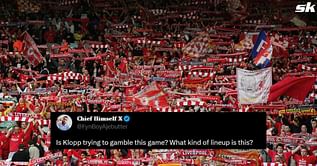 "What kind of lineup is this?", "What is Klopp smoking" - Fans react as Liverpool name starting XI to face LASK in Europa League fixture