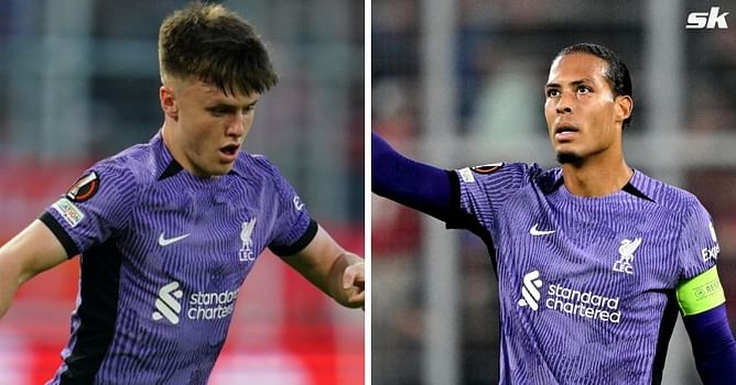 Virgil van Dijk reacts to Ben Doak making first Liverpool start in LASK win