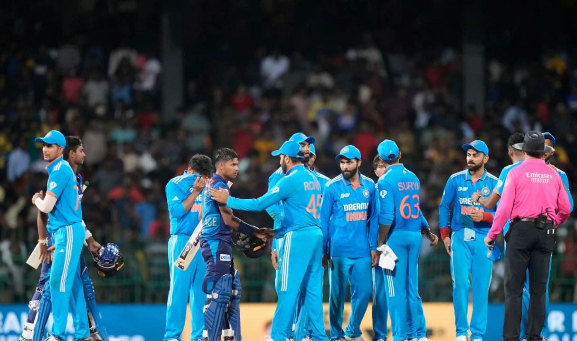 An inspired bowling performance sparked India&#039;s 41-run victory over the hosts.