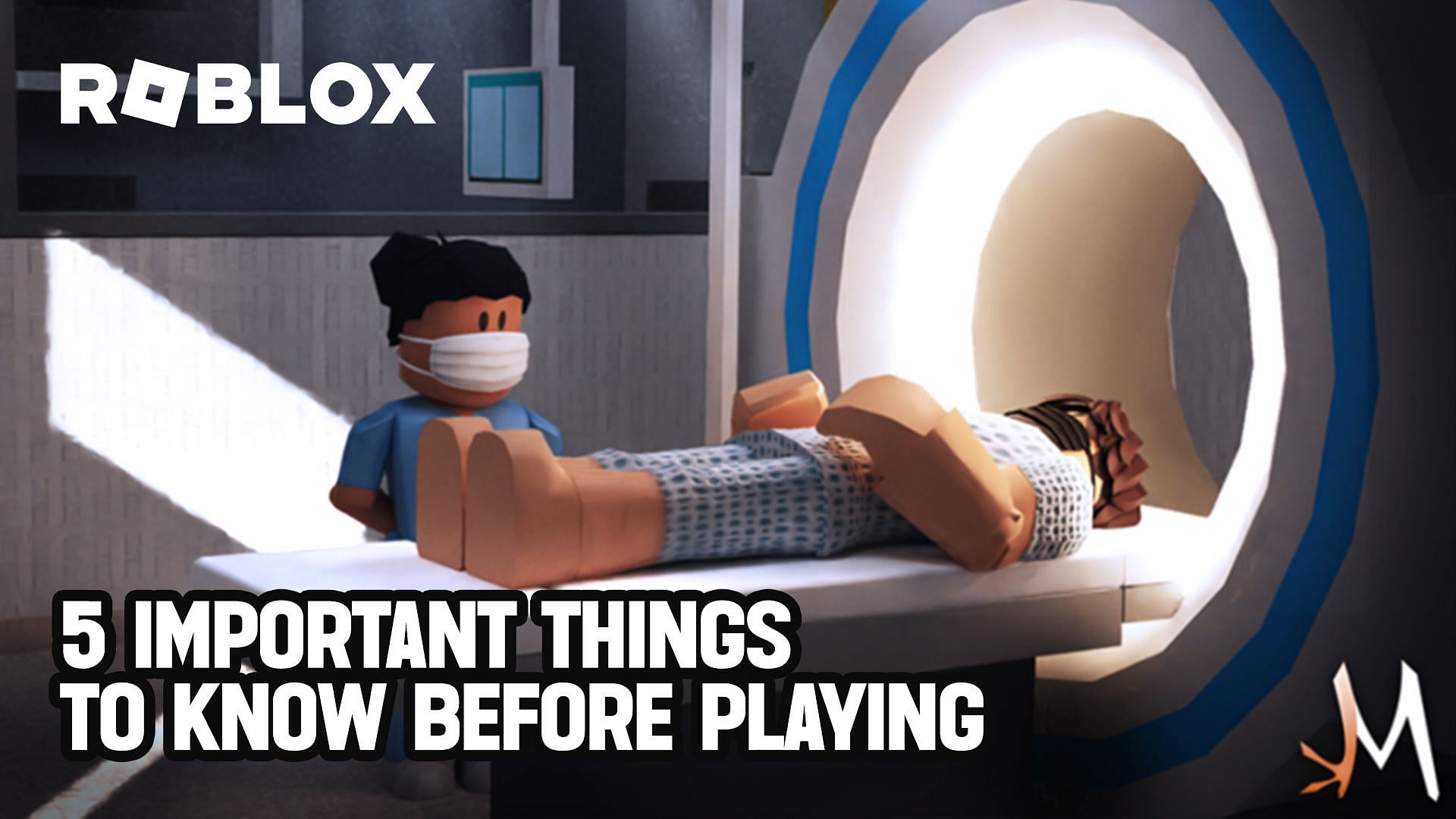 Playing Roblox Maple Hospital like a pro. (Image via Sportskeeda)