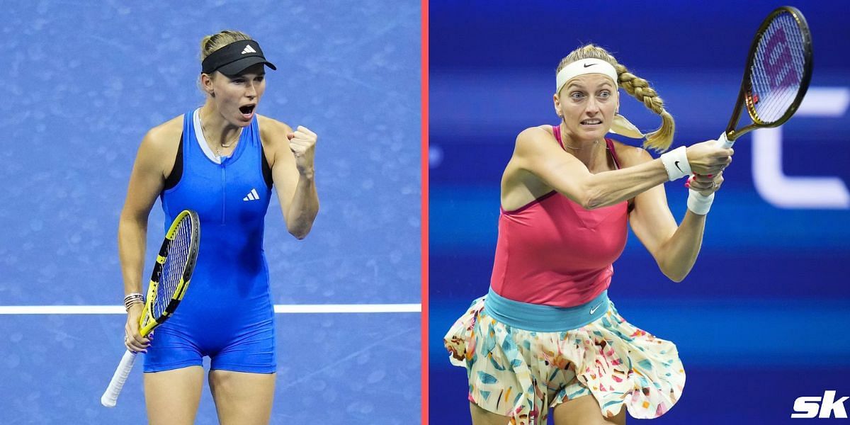 Petra Kvitova congratulated Caroline Wozniacki on her 2R win at the US Open.