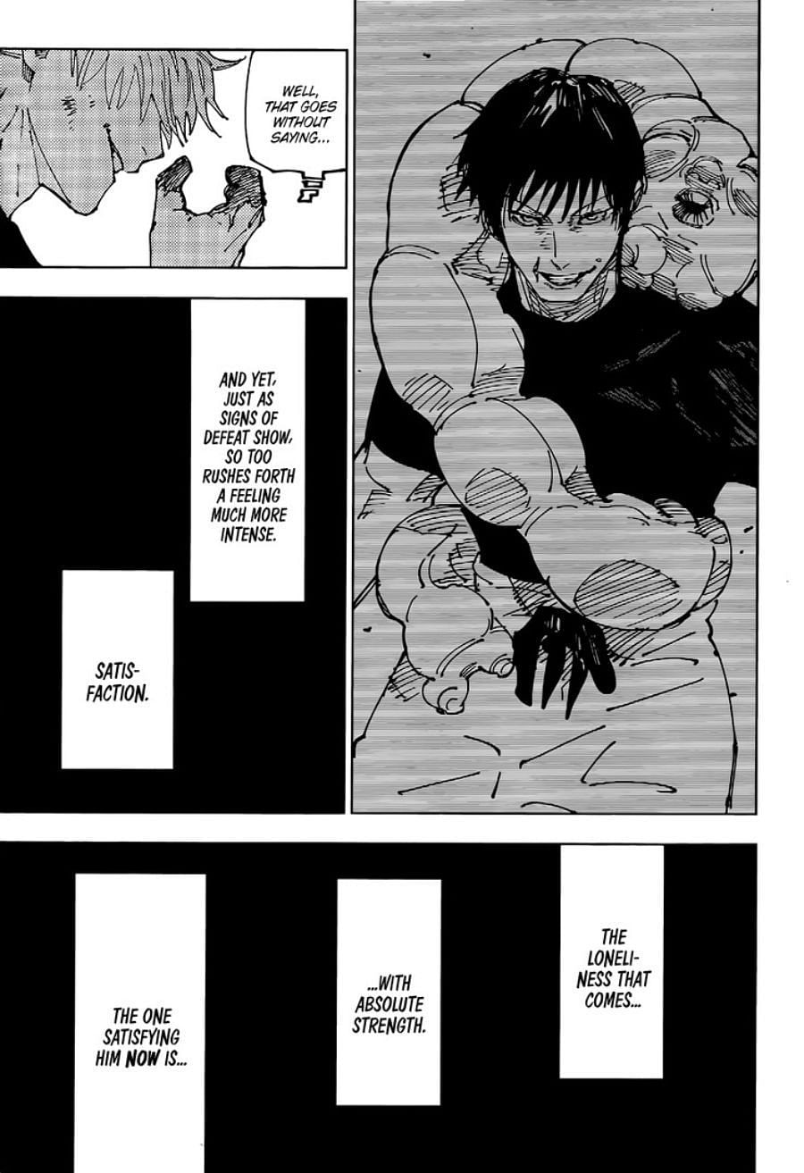 Manga panel from Jujutsu Kaisen Chapter 233 (Image via Shueisha)