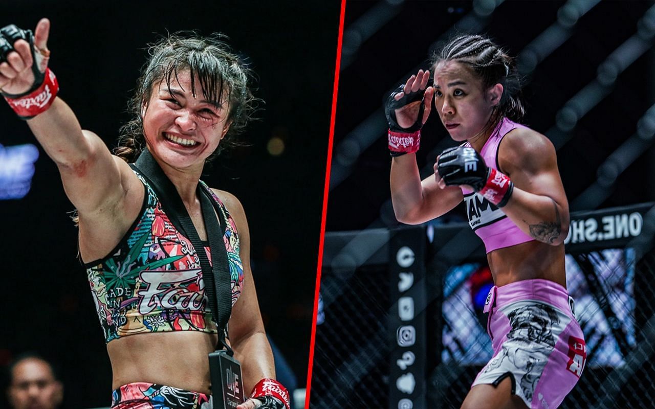 Stamp Fairtex and Ham Seo Hee - Photo by ONE Championship