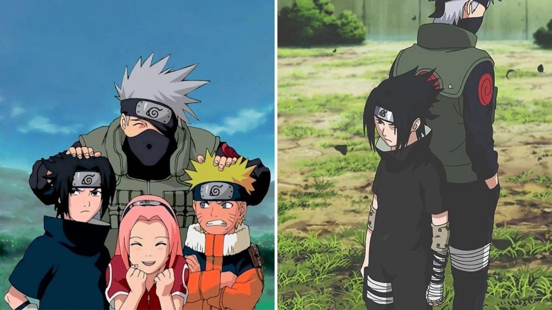 Kakashi - Sasuke has changed so much through the years.