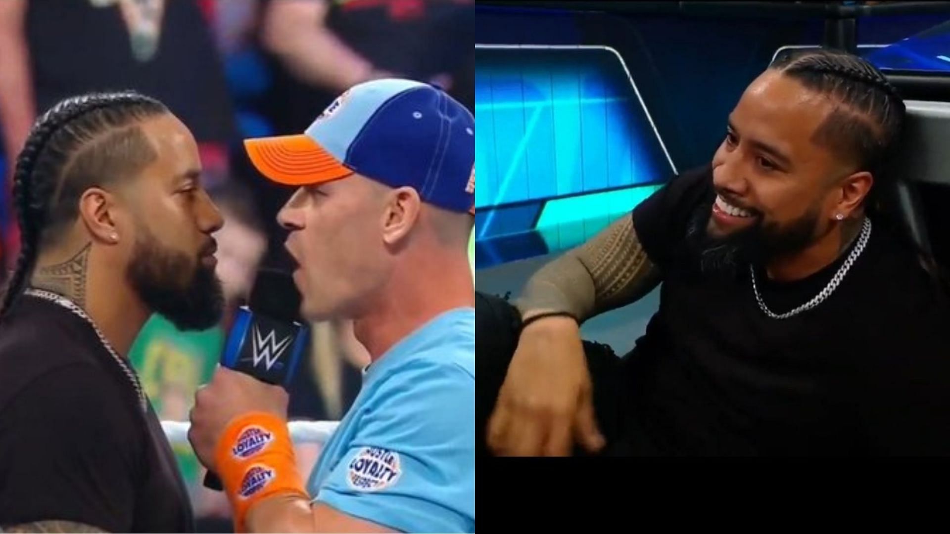 Jimmy Uso confronted John Cena on SmackDown