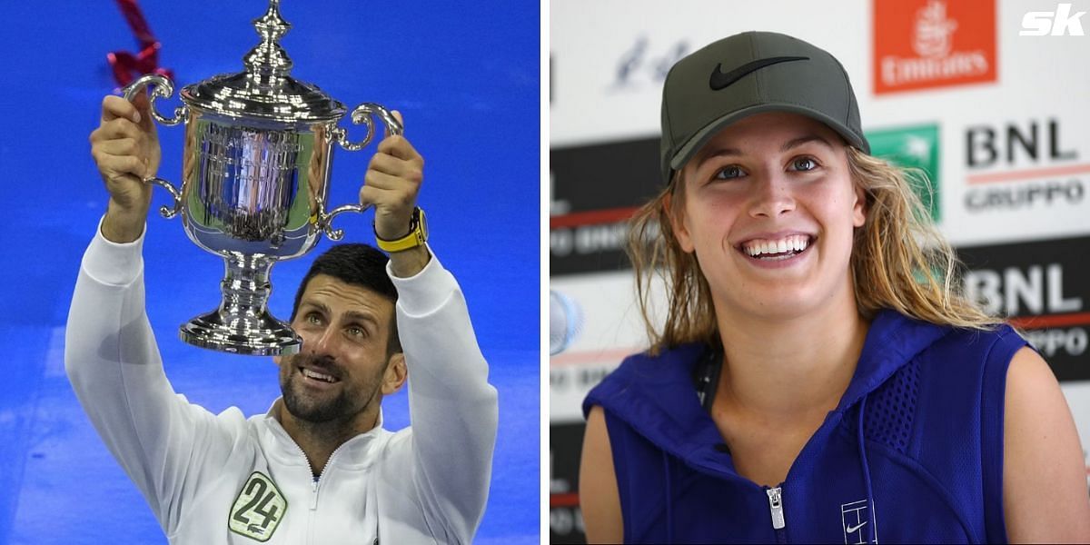 Novak Djokovic and Eugenie Bouchard