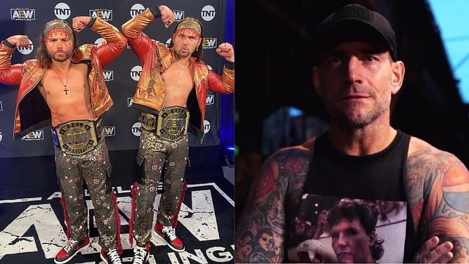 The Young Bucks subtly reference incident with CM Punk at All Out following his AEW firing