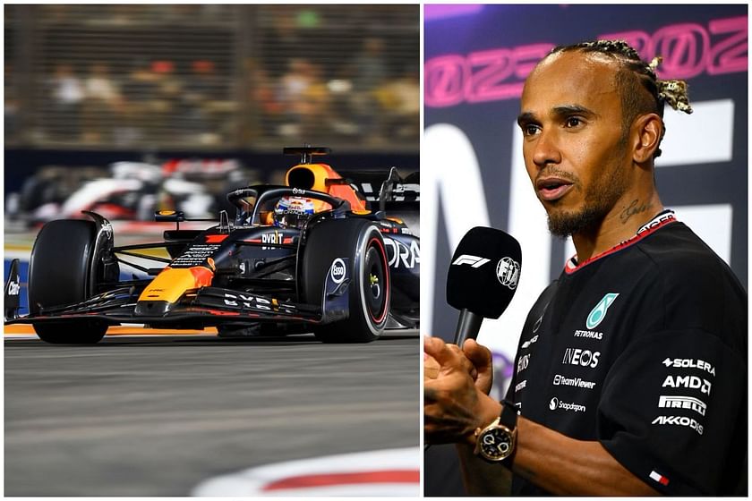 Lewis Hamilton shares contradictory theory for Red Bull's poor performance  in Singapore