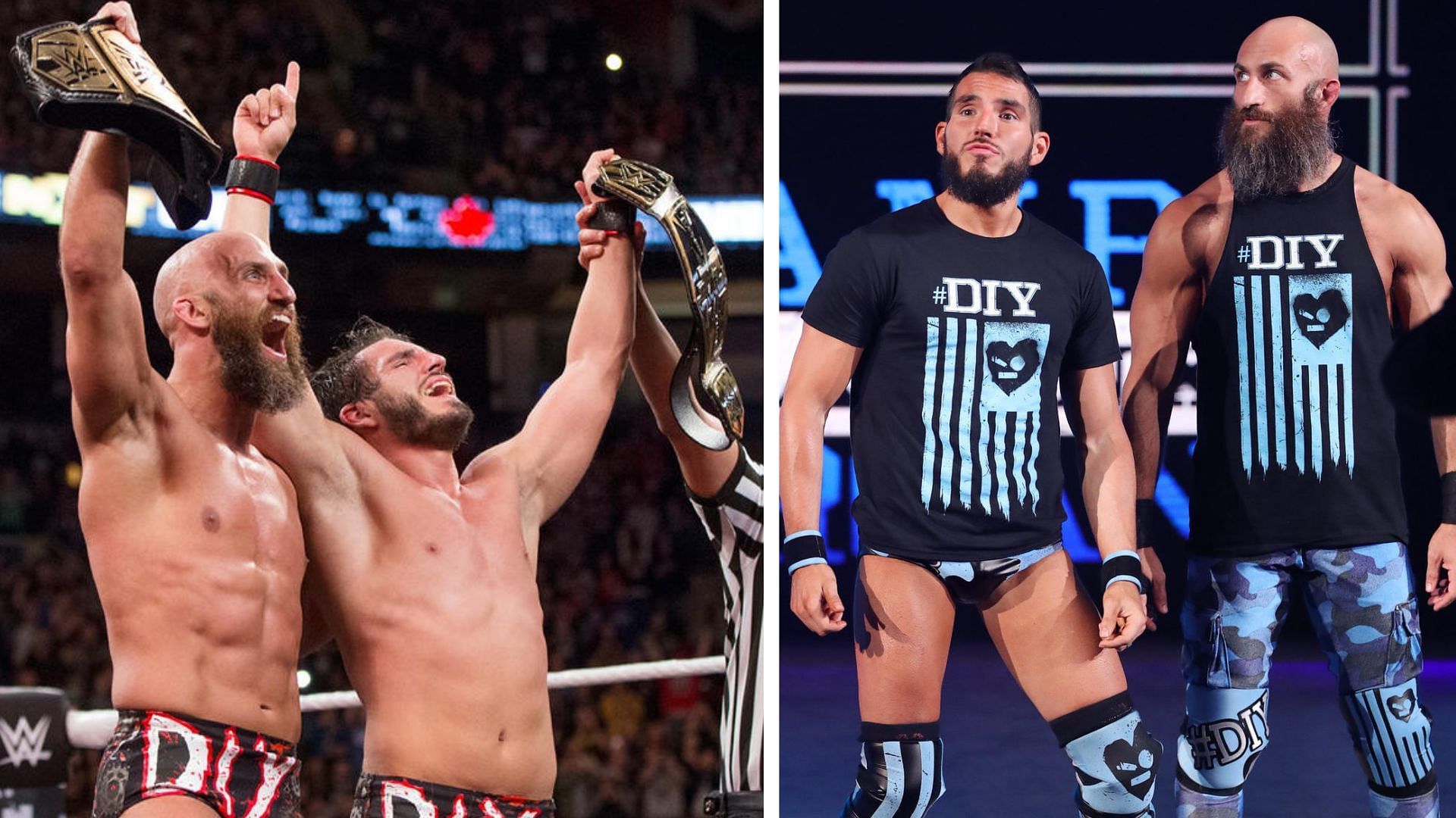 Johnny Gargano and Tommaso Ciampa as DIY in WWE