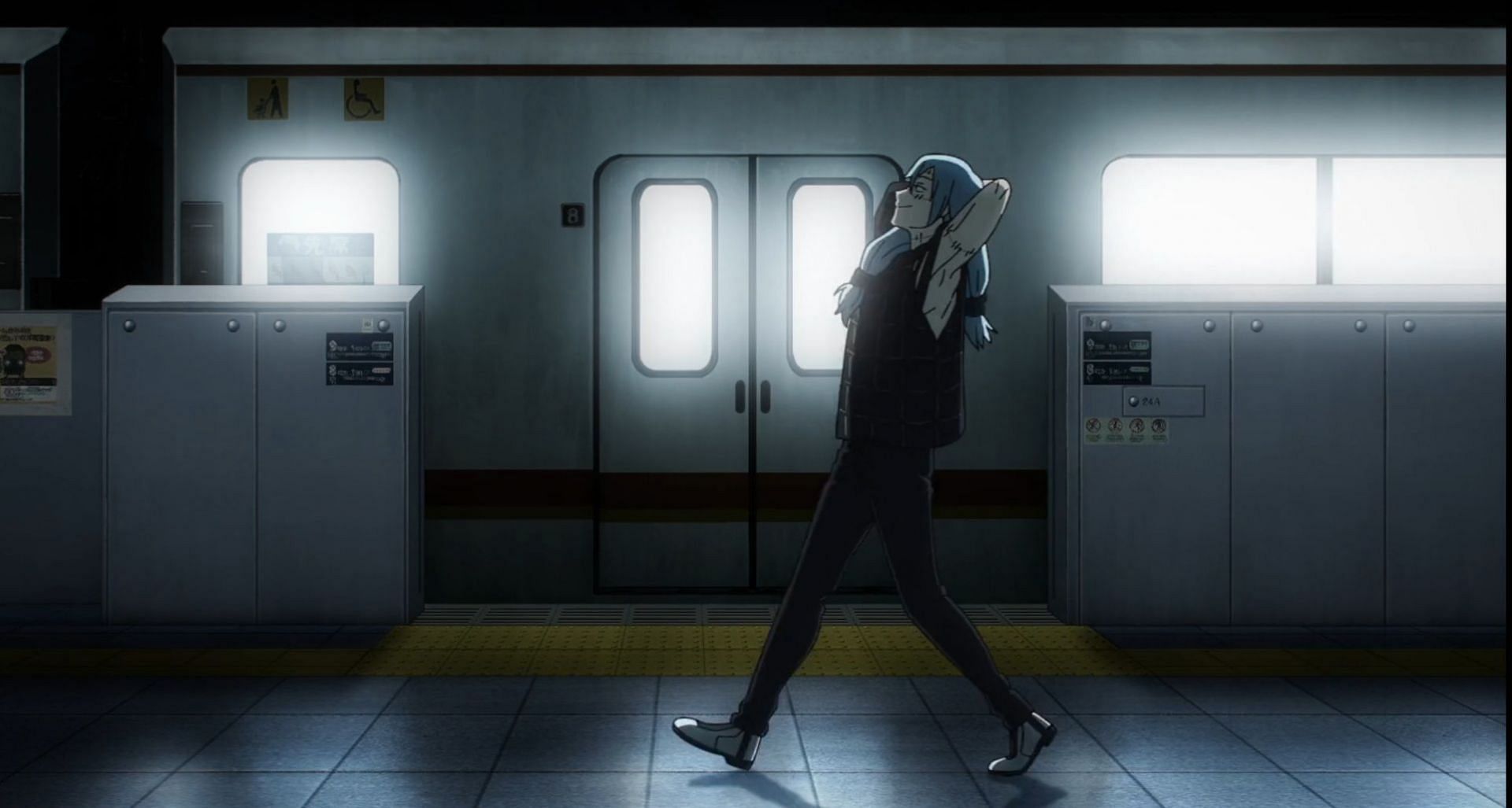 Mahito leaving for Shibuya as seen in Jujutsu Kaisen anime (Image via MAPPA)
