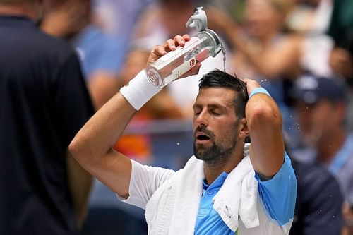 Novak Djokovic at the US Open