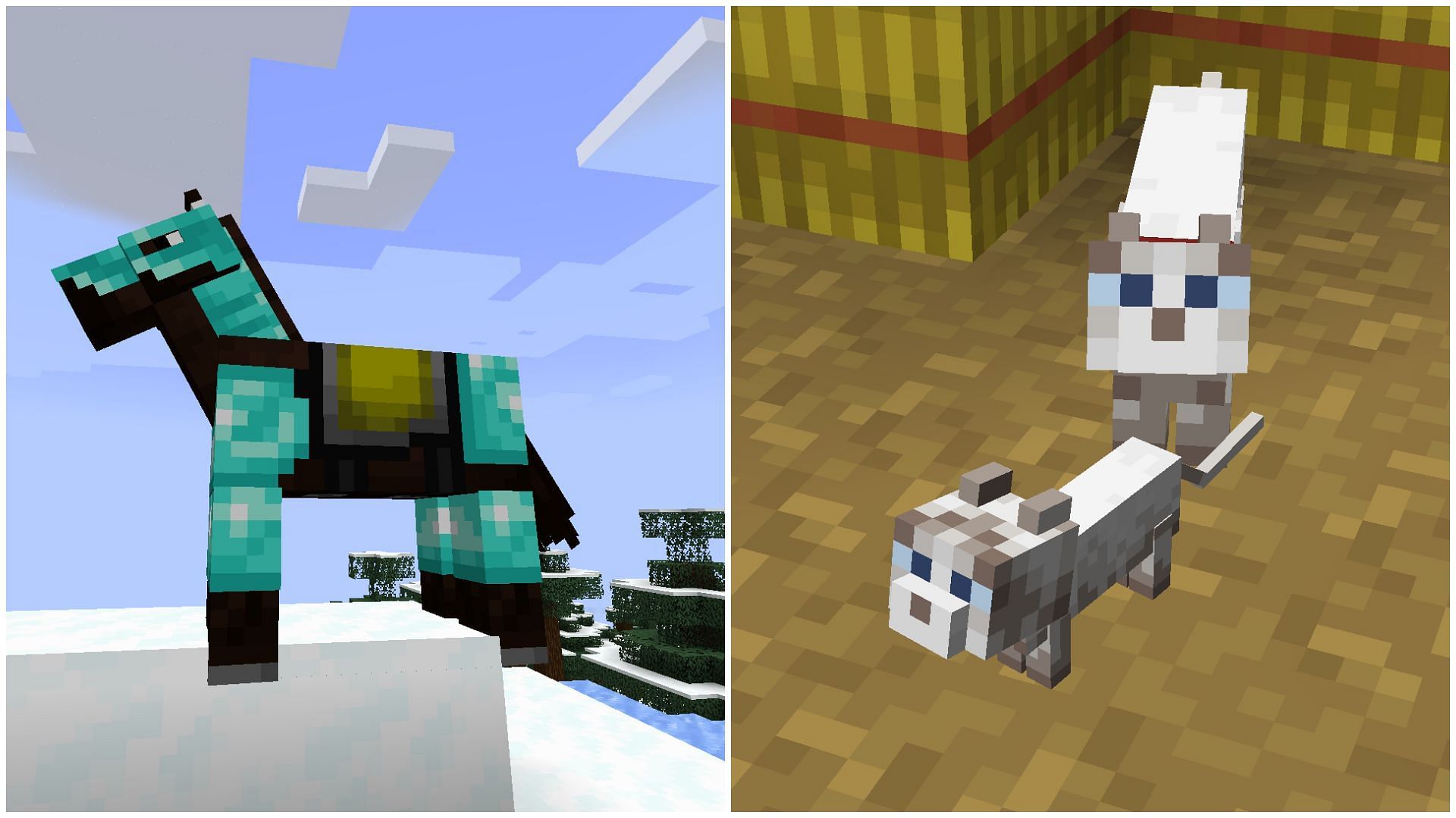 There are a few useful pets to have in Minecraft (Image via Sportskeeda)
