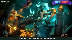 Top 5 weapons in Roblox Bedwars
