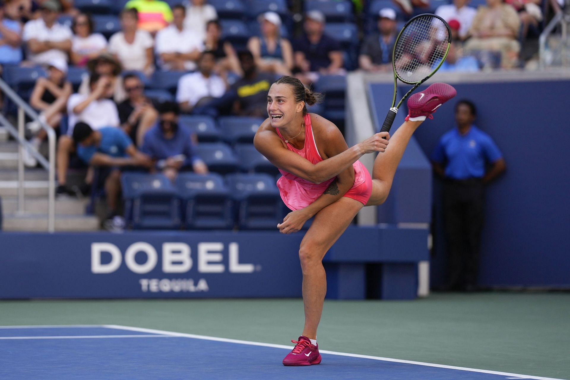 Aryna Sabalenka in action at US Open 2023