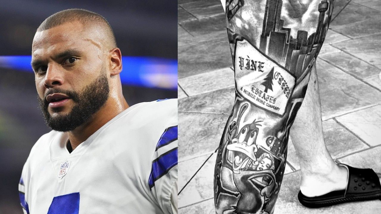 It was revealed that Dallas Cowboys quarterback Dak Prescott underwent sedation to get a large tattoo on his leg and fans are getting laughs about it.