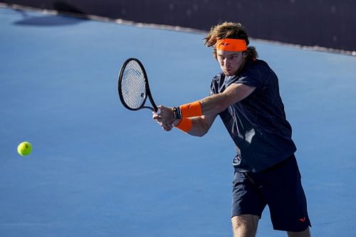 Andrey Rublev at the 2023 China Open.