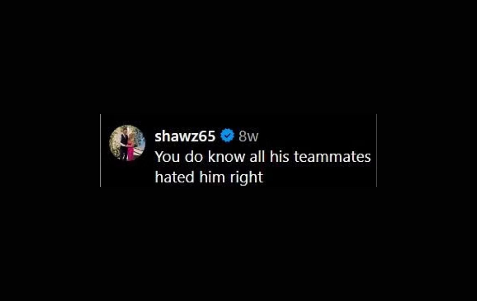 Andrew Shaw&#039;s comment