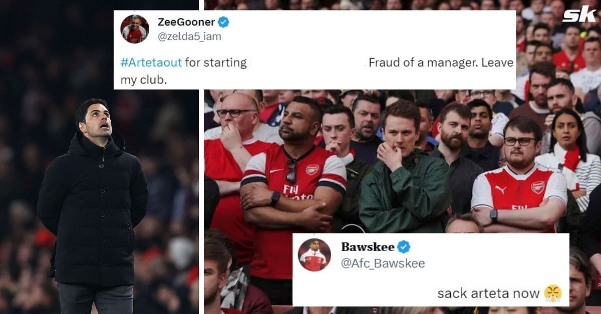 Arsenal fans furious after 2 players miss out on starting line-up to face Bournemouth