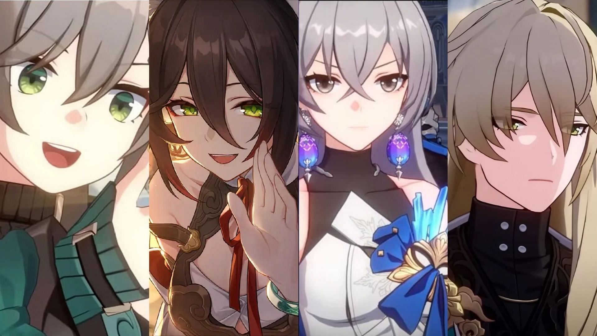 All characters from Qingque&#039;s hypercarry team (Image via HoYoverse)