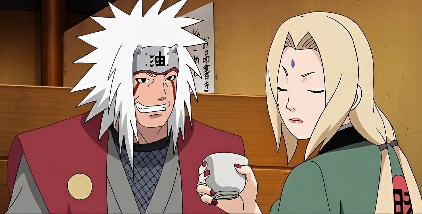 Jiraiya and Tsunade in Naruto (Image via Pierrot)