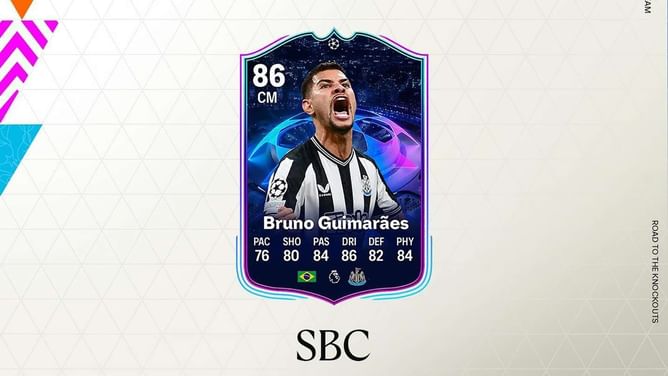 EA FC 24 Bruno Guimaraes RTTK SBC - How to complete, cheapest cost, and more
