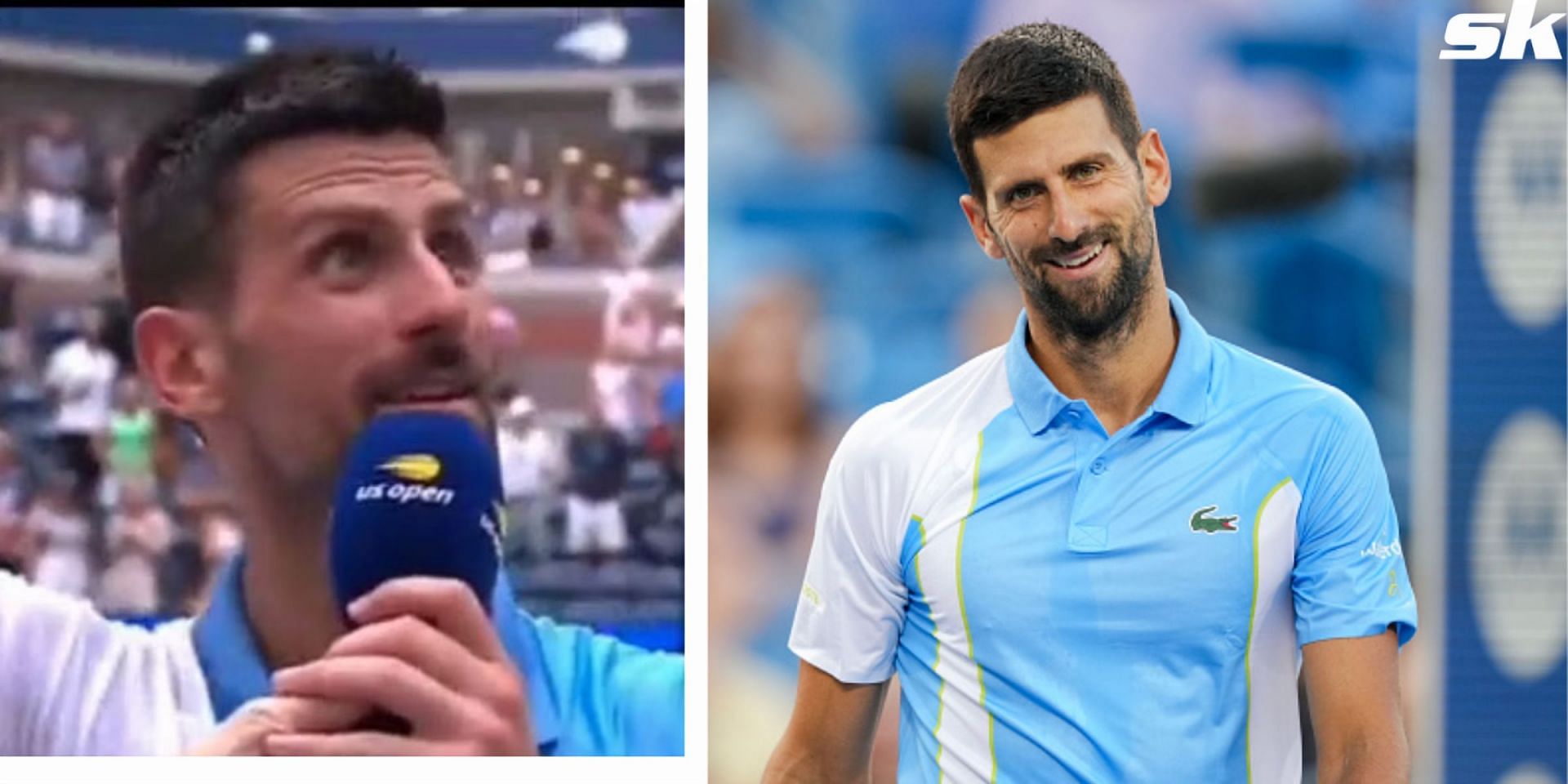 Novak Djokovic reacts to the hilarious remix of his rendition of Beastie Boys Fight For Your Right made by DJ Giuseppe Ottaviani