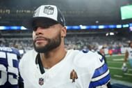 Dak Prescott at Dallas Cowboys v New York Giants