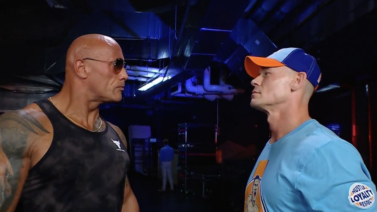 Watch The Rock and John Cena Hug Out Their WWE Rivalry
