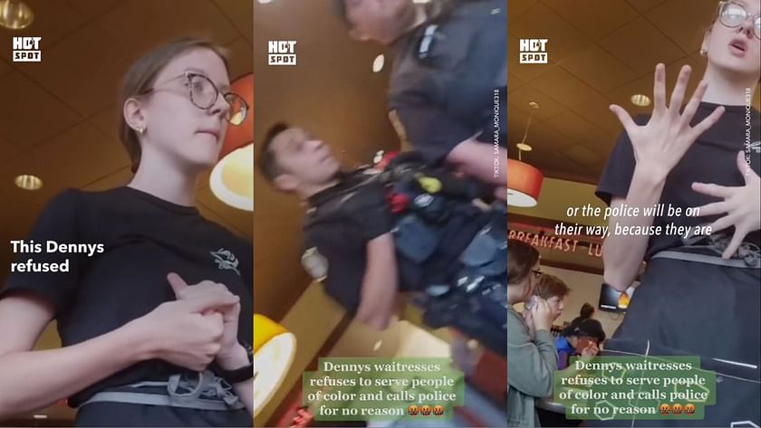 Denny's waitress is fired over video of her ignoring two black  cross-country truckers but serving white customers before calling cops on  them for complaining