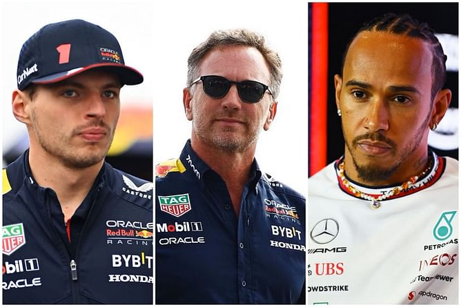 Christian Horner hits back at Lewis Hamilton's claims of Max Verstappen having weaker teammates in his career