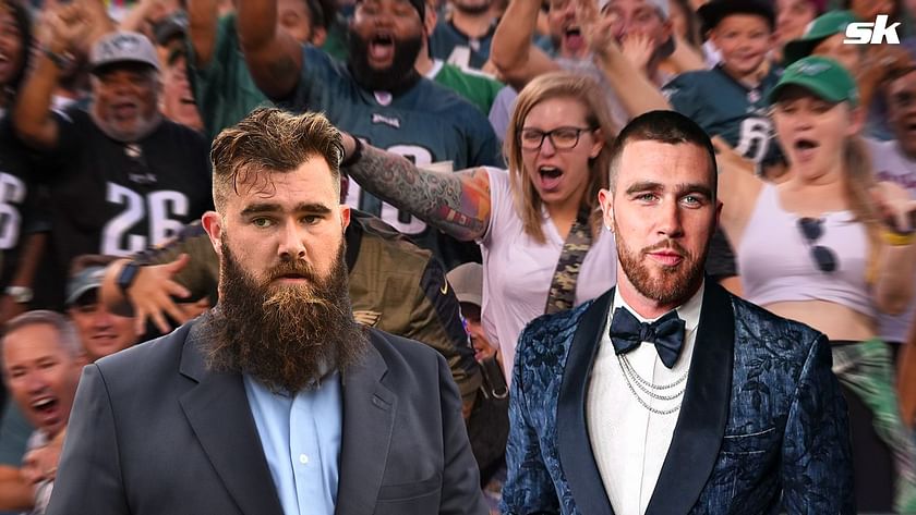 Travis Kelce labels Jason Kelce as Philadelphia's s*x symbol after Eagles  star's Kelly Green jersey leads sales among women - “This is sexy Batman”