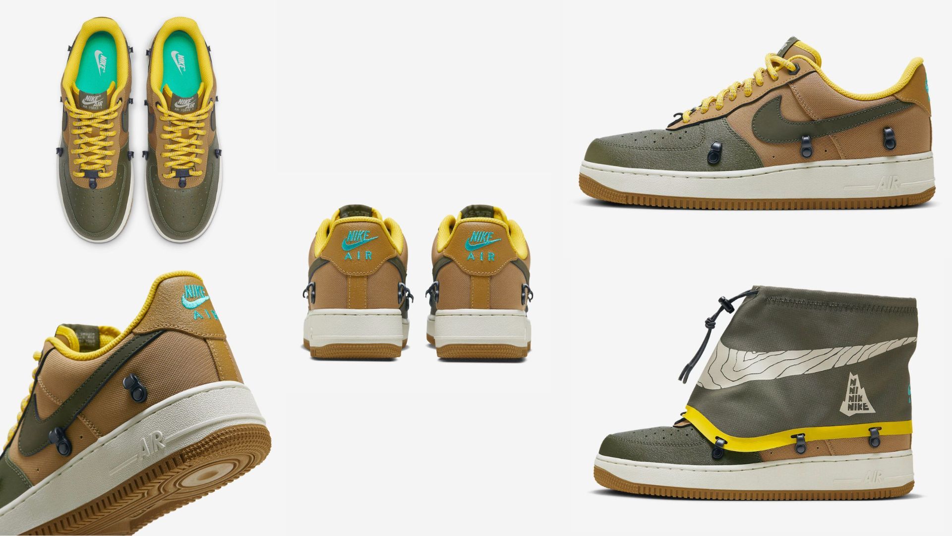 Nike Air Force 1 low 'Brown Olive' Release Info - JustFreshKicks